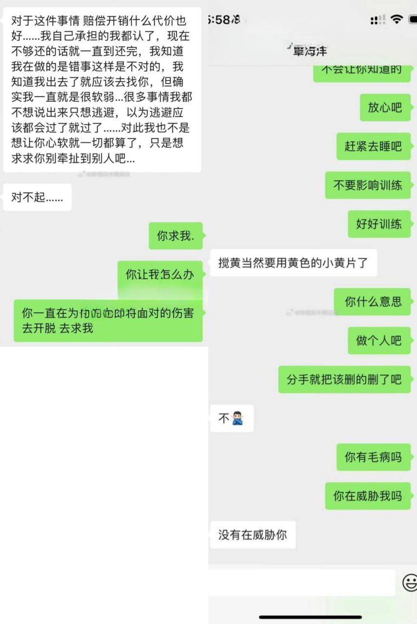 【大瓜回顾】奥运会冠军覃海洋 孕期出轨曝光女友亲密视频预览图12
