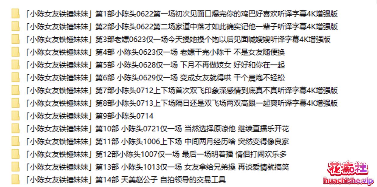 探花系列 铁锤妹妹小陈女友14部合集预览图03