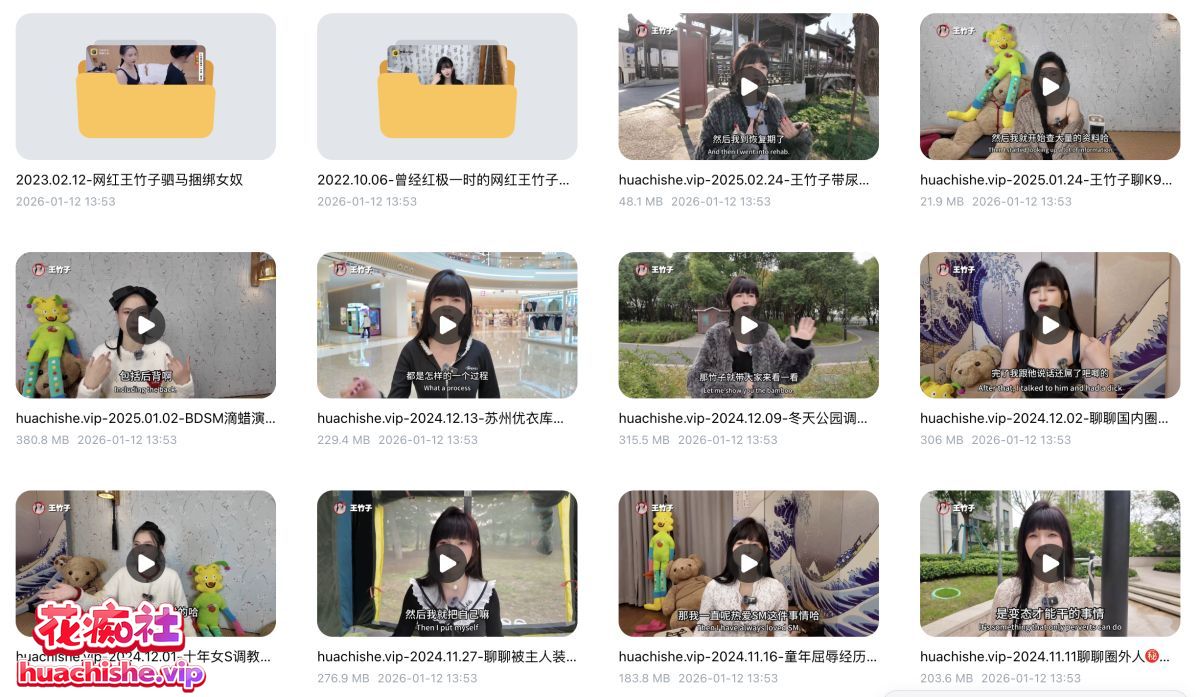 福利姬美女 王竹子 私拍SM捆绑私拍视频预览图06