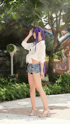 【长隆水世界】cos二次元比基尼走光预览图11